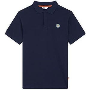 ROLAND GARROS Basic poloshirt voor heren, marineblauw, Marineblauw, S