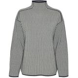 VERO MODA - VMGOLD - Trui - Navy / Wit - Knitwear - Losse Pasvorm
