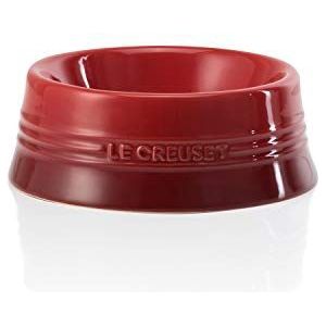 Le Creuset Stoneware voerbak voor huisdieren, medium, kersenrood
