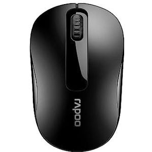 Rapoo Optische M10+ draadloze muis, 2,4 GHz, Bluetooth, computermuis, design met toetsen en scrollwiel, zwart