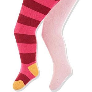 Playshoes Warme winter thermische panty blokringel panty (2 stuks) unisex baby, roze (Original 900), 74/80 cm