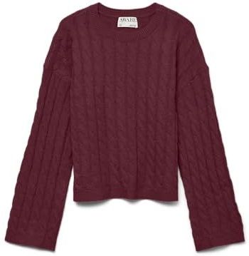 Awlorella - Gebreide Pullover - O-hals - Lange Mouwen - Regular Fit