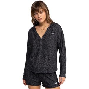 Roxy - Saturdaze Cosy - T-shirt - Grijs - Met Lange Mouwen - Dames