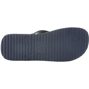 Tommy Jeans Dames TJW Logo FLIP Flop, Dark Night Navy, 7 UK, Dark Night Navy, 41 EU