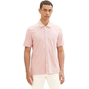 TOM TAILOR Heren 1036931 hemd, 11055-Morning Pink, XL, 11055 - Morning Pink, XL