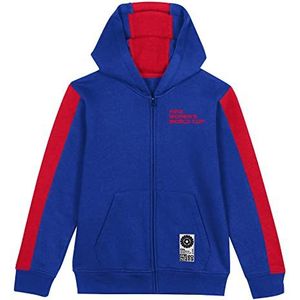 FIFA Unisex officiële 2023 vrouwen voetbal World Cup jeugd team rits hoodie, Frankrijk Hooded Sweatshirt (pak van 1)