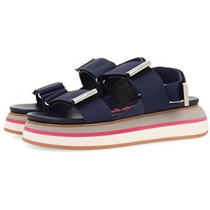 GIOSEPPO Martland Damessandalen met verstelbare riem, marineblauw, 36 EU