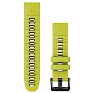 Garmin Fenix/Epix, QuickFit Horlogeband, Siliconen, 22mm, Lime/Graphite