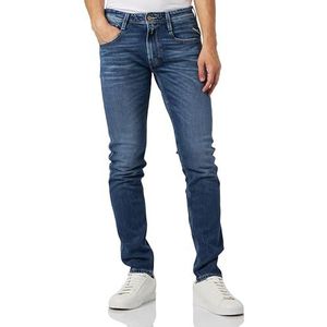 Replay Anbass Slim Fit Original Herenjeans, donkerblauw 007, 27W / 30L