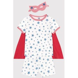 Petit Bateau Jongens Pyjacourt, wit/meerkleurig., 12 Jaar