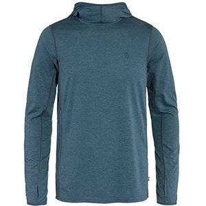 Fjällräven Abisko Sun-Hoodie M T-shirt voor heren, Blauw (Indigo), XS