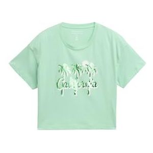 TOM TAILOR T-shirt voor meisjes, 38249 - Light Garden Green, 176