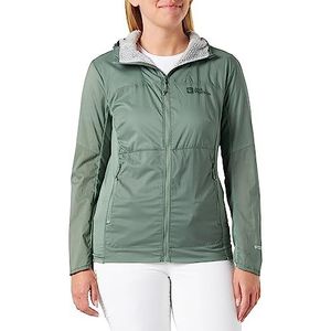 Jack Wolfskin Dames Prelight Alpha jas, picknickgroen, S, picknick groen, S