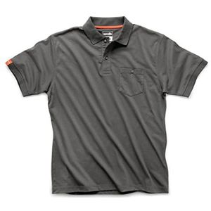 Scruffs Eco Worker Polo Shirt Graphite Maat XS