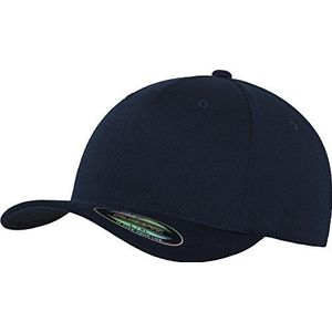 Flexfit Unisex baseballcap, 5-panelen cap, pet voor heren en dames, effen baseballcap, rondom gesloten in vele kleuren, maten S/M en L/XL