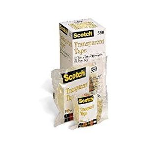 Post-it Scotch Plakband, transparant, van acryl, stil, voor kantoor (15 mm x 33 m)