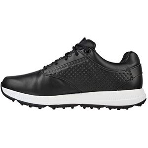 Skechers Max 2 Arch Fit Waterdichte Spikeless Golfschoen heren Sneaker, Zwart/Wit, 45.5 EU