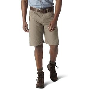 Wrangler Men's Riggs Workwear By Technician Short, Dark Khaki, 33