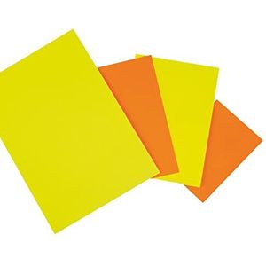 APLI 101176-30 rechthoekig karton. Kleuren: geel/neonoranje, afwasbaar, 450 g.