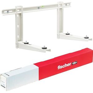 Fischer KLIMA KLIK 465 airconditionerbeugels voor buitenunit, armlengte 465 mm, planken van gegalvaniseerd staal, snelkoppeling, inclusief bevestigingssysteem Fischer SX- en trillingsdempende voeten