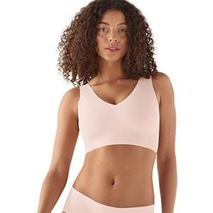 True & Co Dames True Body V-hals BH, Pioen, 70C/D 75A/B (S)