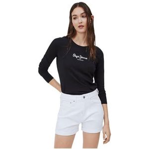 PEPE JEANS - New Virginia - T-shirt - Effen - Lange Mouwen - Dames
