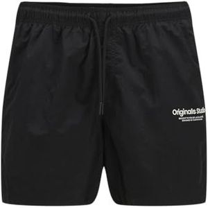 Jack & Jones - Jpstnaxos Jjswim Shorts - Zwart - Bermuda's
