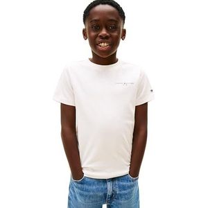 Tommy Hilfiger T-Shirt - Mini Corp - Gemoute Melkbruin - Tommy Hilfiger - 3 jaar (98) - T-Shirts
