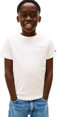 Tommy Hilfiger T-Shirt - Mini Corp - Gemoute Melkbruin - Tommy Hilfiger - 3 jaar (98) - T-Shirts