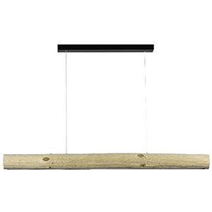 Homemania HOMBR_0299 Hanglamp, plafondlamp, hout, zwart, metaal, hout, acryl, 115 x 80 - 120 x 100 cm