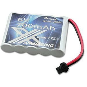 Amewi NiMH accupack 6 V 700 mAh Aantal cellen: 5 Stick Micro-car-bus