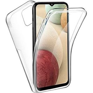 Cool siliconen beschermhoes voor Samsung A725 Galaxy A72 (transparante voorkant + achterkant)