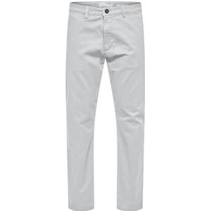 SELETED HOMME SLH175-SLIM New Miles Flex Pant NOOS, Nimbus Cloud, 36W x 32L