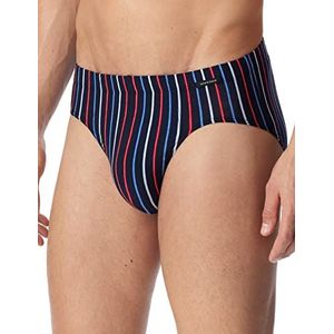 Schiesser Supermini Slip voor heren, Donkerblauw gestreept., 4