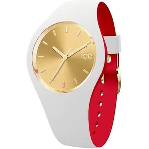Ice-Watch - ICE loulou White gold chic - Dames horloge met kunststof band - 022328 (Medium)
