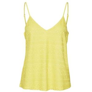 VERO MODA VMMAYA TOP JRS SPE Singlet met V-hals, Lemon Zest, L