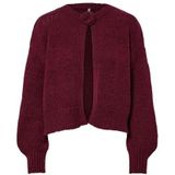 Pcjelena - Gebreid Vest - Knus - Knoopsluiting - Ronde Hals - Lange Mouwen