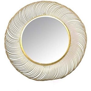 Cribel Model Dish spiegel van verguld metaal, diameter 63 cm