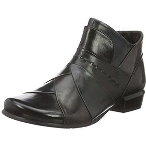 Piazza Dames 961531 laarzen met korte schacht, Zwart Piombo Petrolio, 37 EU