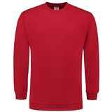 Tricorp 301008 casual sweatshirt, 60% gekamd katoen/40% polyester, 280 g/m², rood, maat XXL