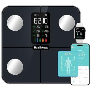 Healthkeep - Personenweegschaal - Wit - VA-Display - Tot 180 kg