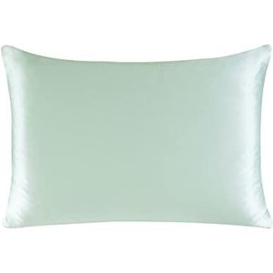 townssilk Kussensloop, 100% zijde, 19 momme, 1 stuk, 50 x 70 cm, lichtgroen