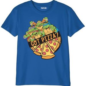 Tortues Ninja T-shirt voor jongens, Kobalt, 6 Jaren