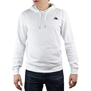 Kappa Heren 707390-19-4006_l hoodie, helder wit, 21 EU, wit (bright white)