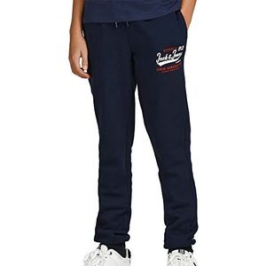 JACK&JONES JUNIOR Trainingspak voor heren, Navy Blazer/Print:TrueRed/Wit