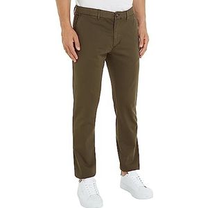 Tommy Hilfiger Geweven broek voor heren, Khaki (Legergroen), 30W / 34L