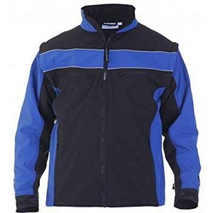 Hydrowear 042603 Rome Thermo Line Soft Shell-jas, 100% polyester, grote maat, Royal Blue/Black