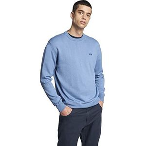 La Martina - Men's wool-blend sweater, Coronet Blue, Man, 3XL