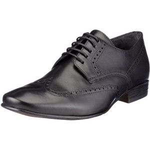 Air for men Caprice 9-9-13653-25 Gregory-1-1, heren klassieke lage schoenen, zwart, 46 EU Breed