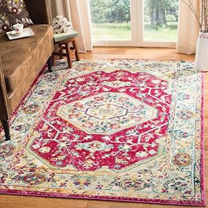 Safavieh Modieus tapijt, SVH684, geweven polyester, 91 x 152 cm, paars / meerkleurig
